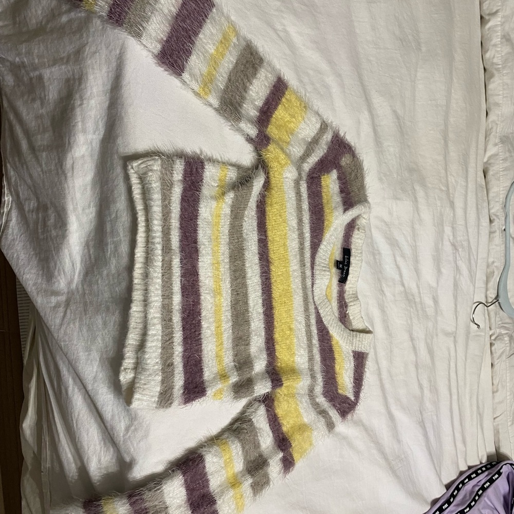 Multicolored Lilac Dream Fur Sweater!! Size- M